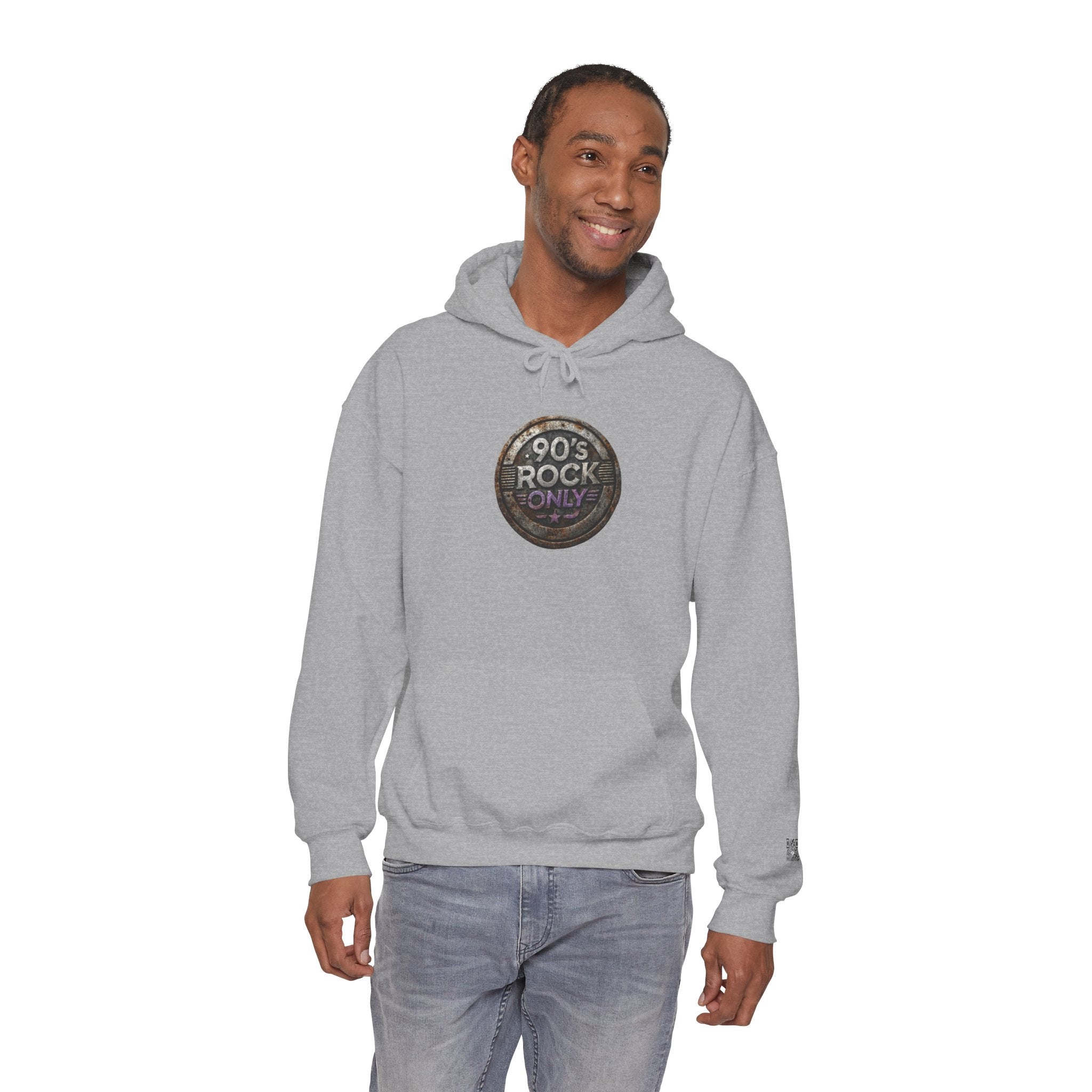 Perza 90’s Rock ONLY Vintage Round Logo Hoodie