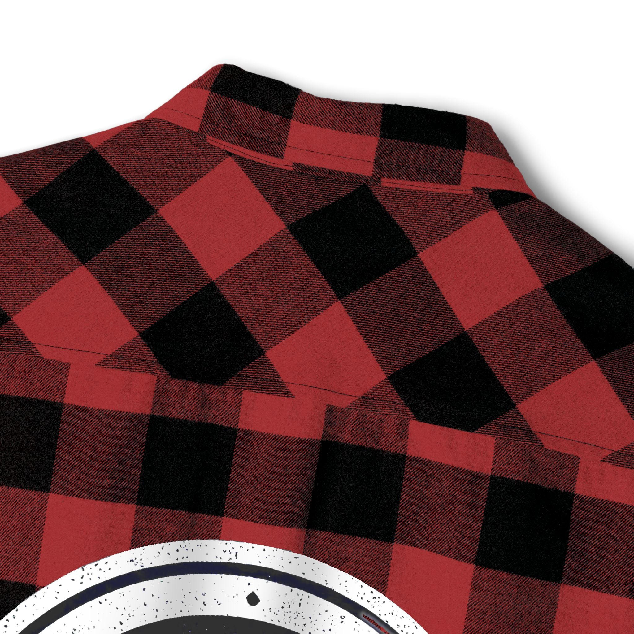 Perza 90’s Rock ONLY Flannel Shirt Round Logo