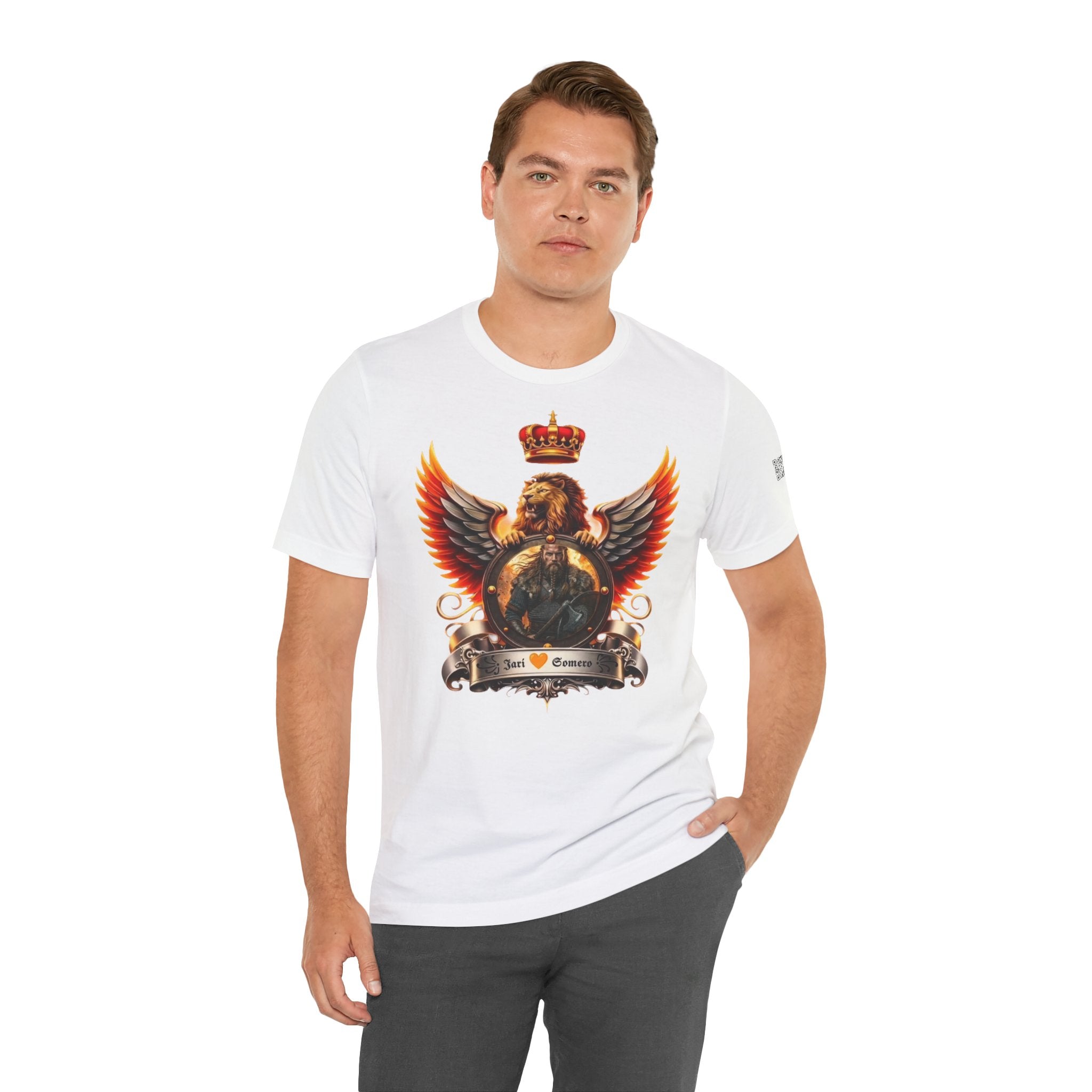 Jari Somero – Royal Winged Lion Crest T-Shirt