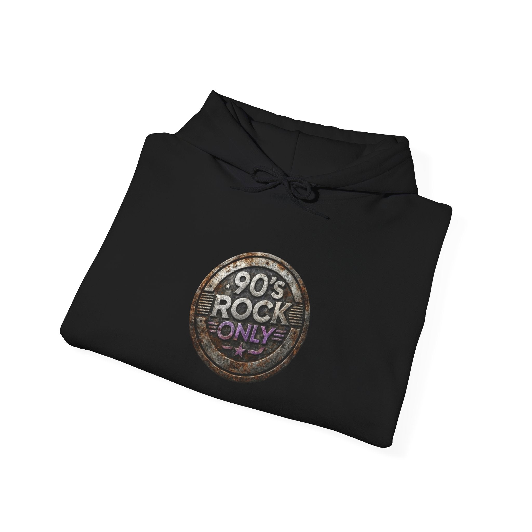 Perza 90’s Rock ONLY Vintage Round Logo Hoodie