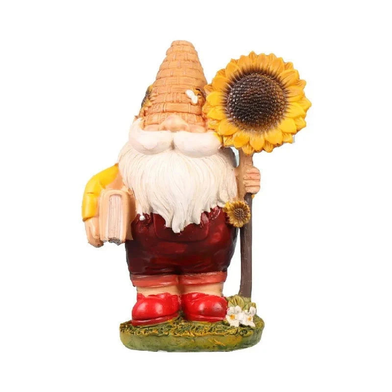 1pc bee day gift gnome gnome ornament garden resin statue ornament decorative gnome crafts - candletown.net