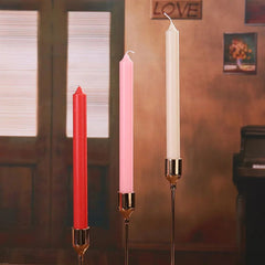 φ2.2*L25cm Household Emergency Candles Scentless Colorful Pillar Candles Party Home Decor Classic Stick Candles for Praying - candletown.net