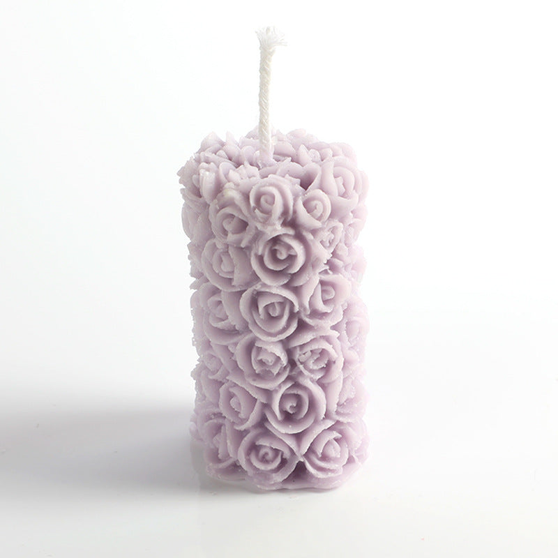 Handmade Rose Soy Aromatherapy Candle