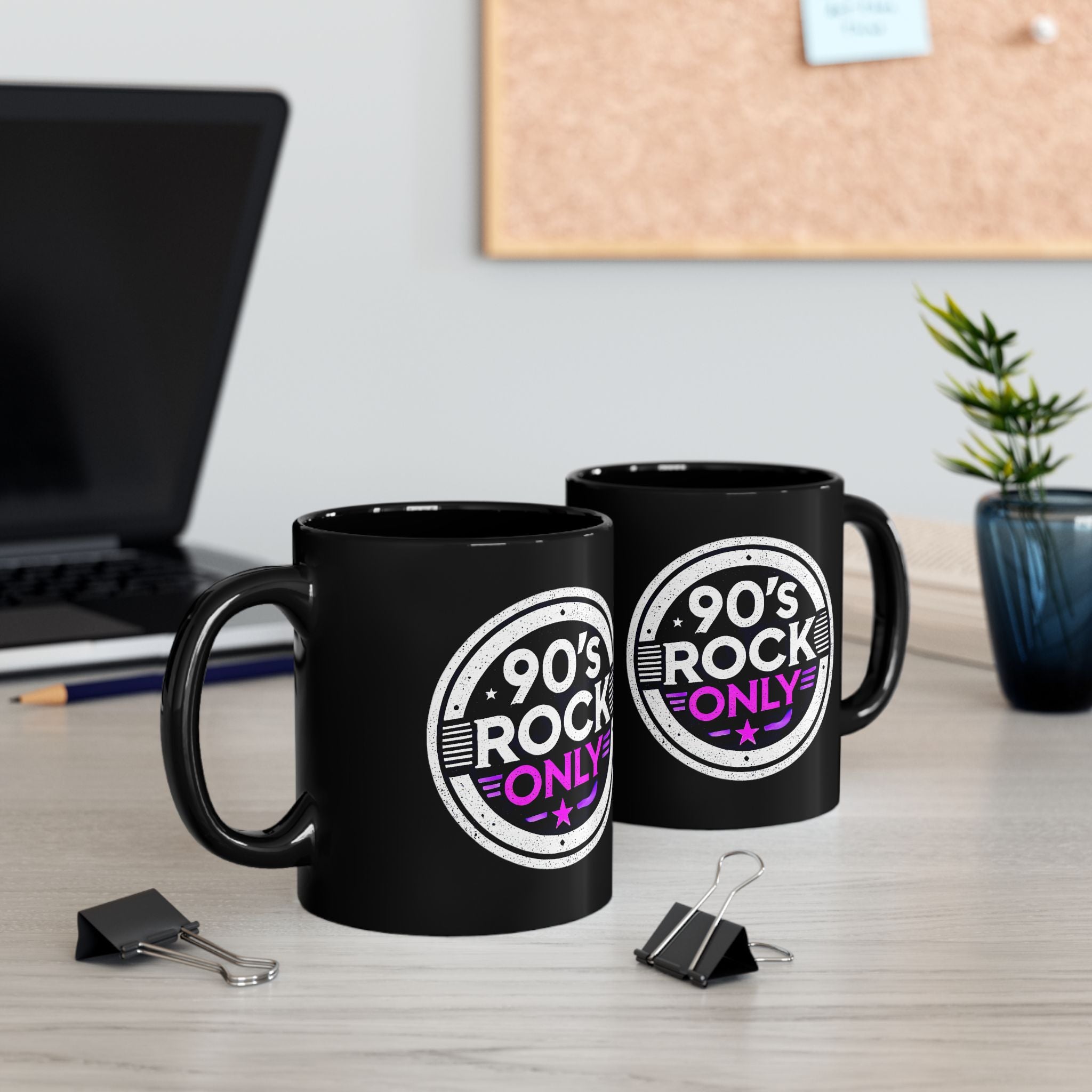 Perza 90’s Rock ONLY Round Logo Mug