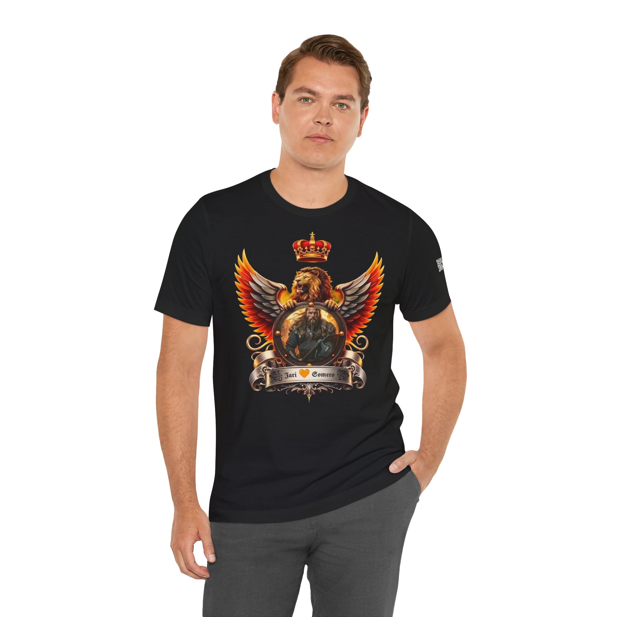 Jari Somero – Royal Winged Lion Crest T-Shirt