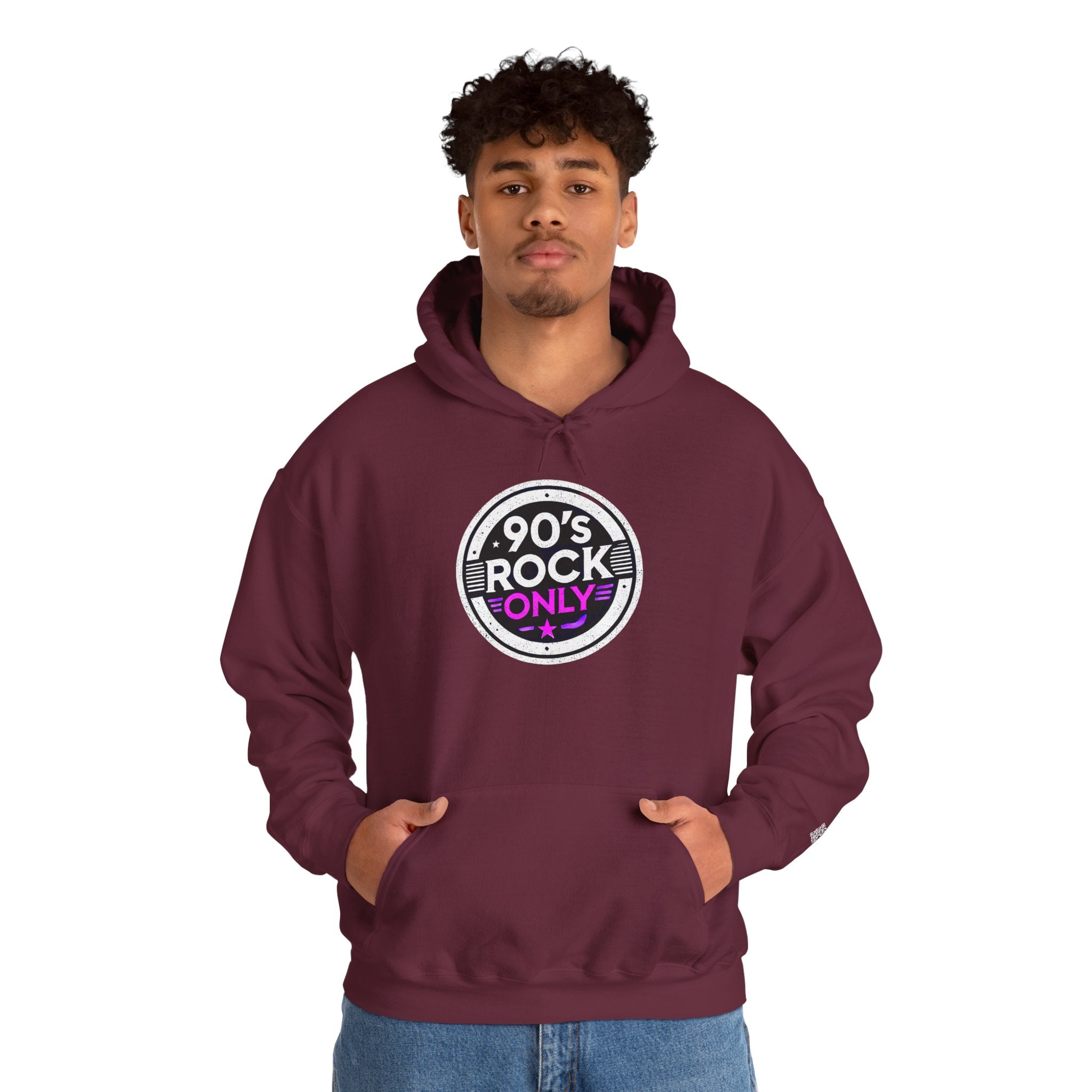 Perza 90’s Rock ONLY Round Logo Hoodie