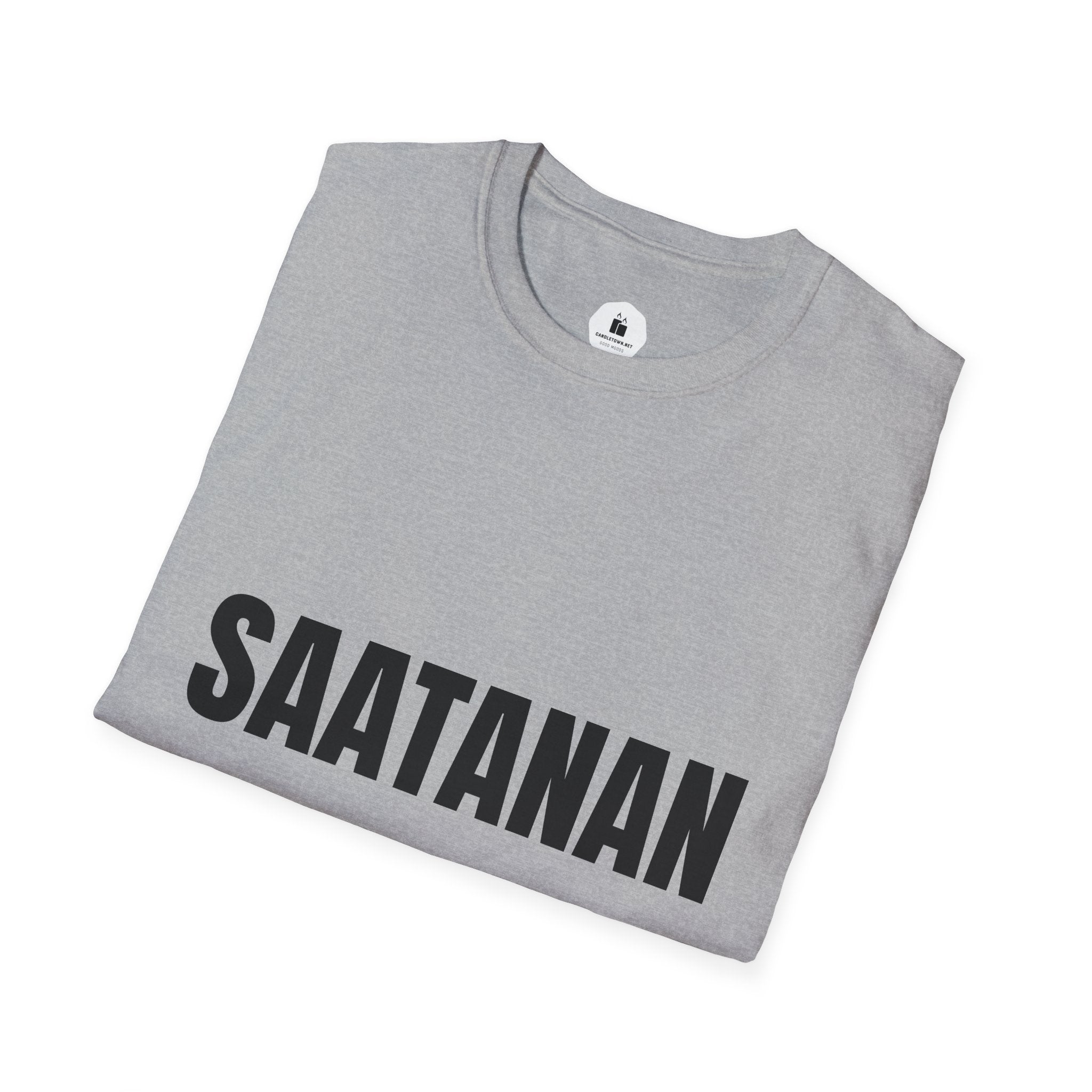SAATANAN TUNARIT — Personalized White Graphic T‑Shirt - candletown.net