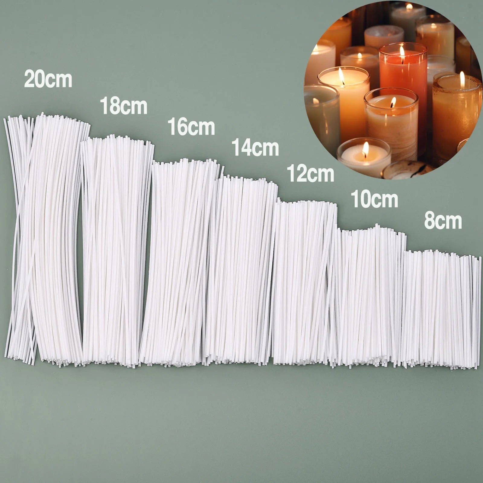 30-100pcs Waxed Cotton Candle Wicks Set - Perfect for DIY Candle Making - candletown.net