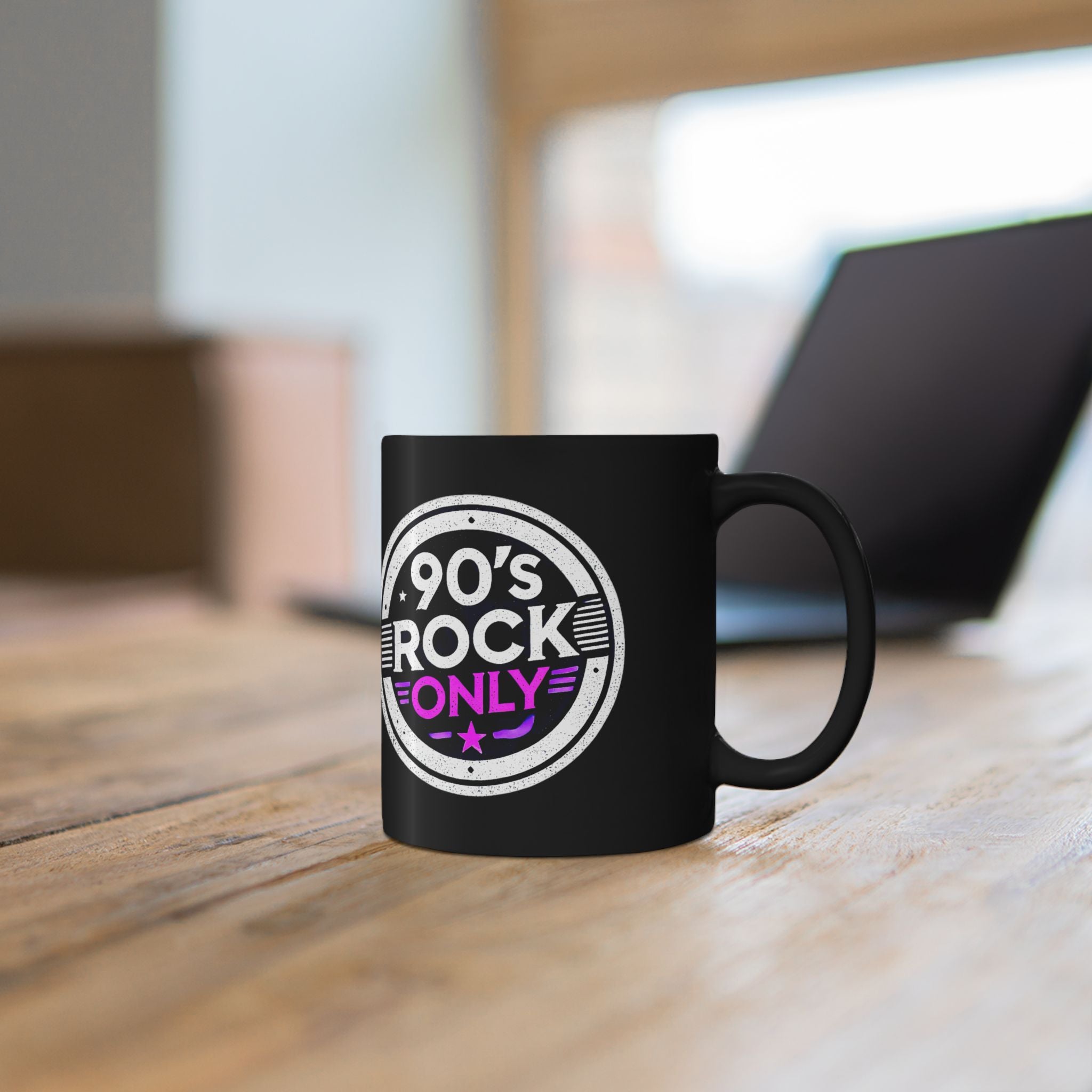 Perza 90’s Rock ONLY Round Logo Mug