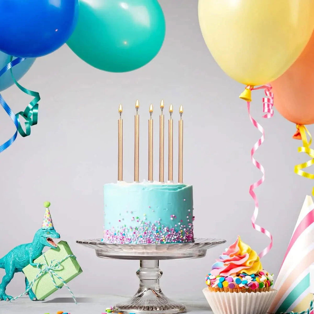 30pcs Metallic Birthday Candles - candletown.net