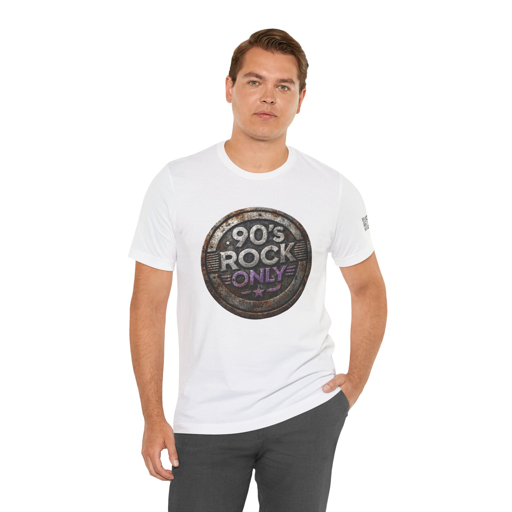 Perza 90’s Rock ONLY Vintage Round Logo T-Shirt - candletown.net