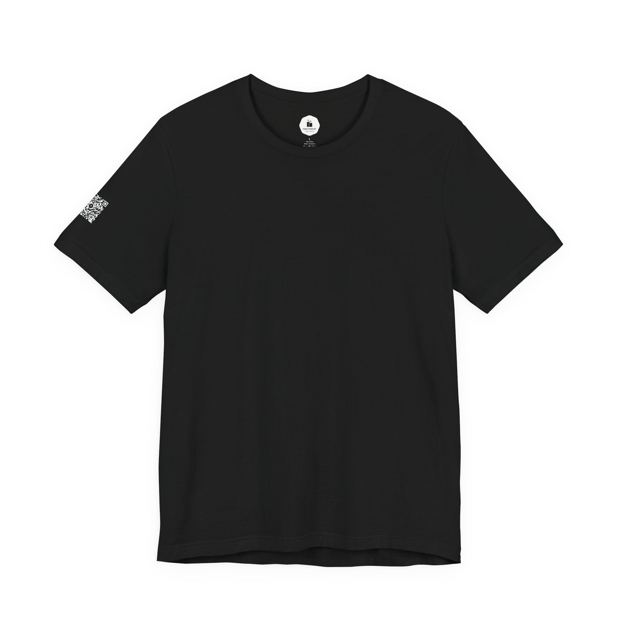 Make Your Own T-Shirt (QR Accent on Sleeve) - candletown.net