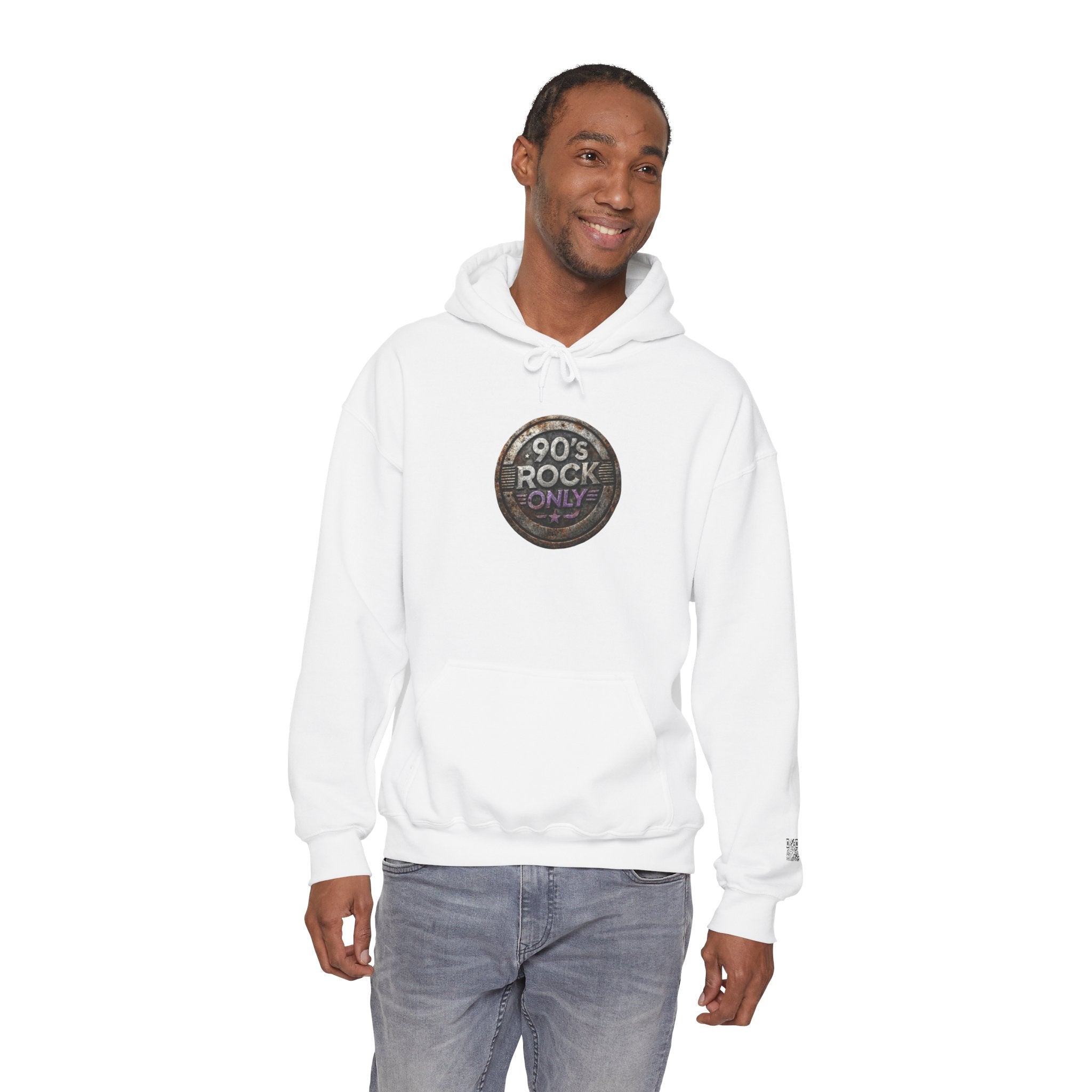 Perza 90’s Rock ONLY Vintage Round Logo Hoodie