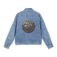 Perza 90’s Rock ONLY Vintage Round Logo Denim Jacket