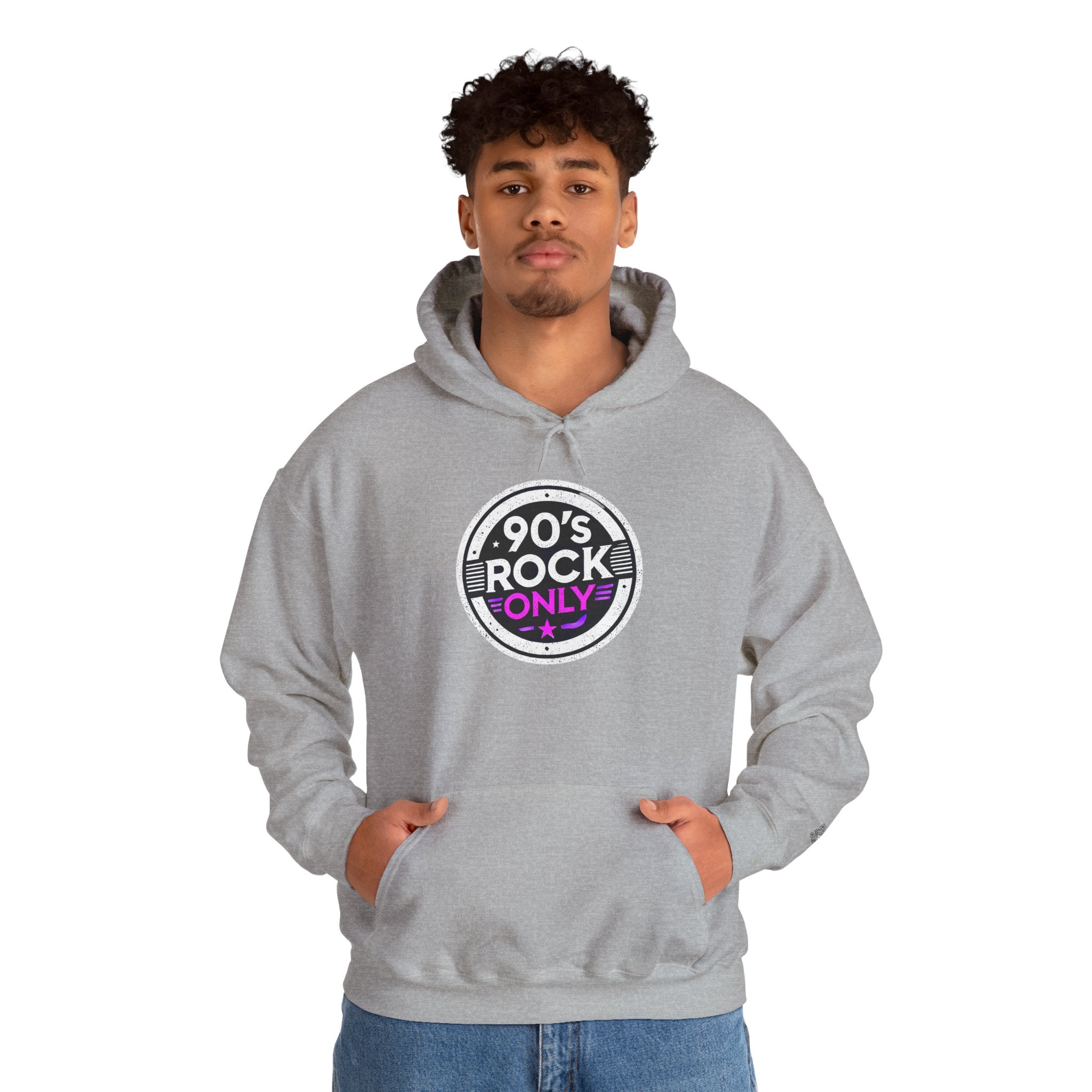 Perza 90’s Rock ONLY Round Logo Hoodie