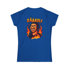 Kaasukeisari “On Air” Ladyfit Tee — Sååkeli Fire Podcast T-Shirt