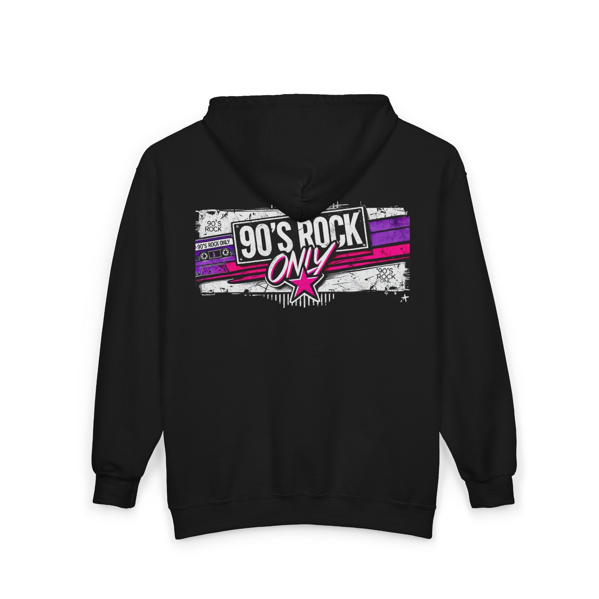 PERZA’s 90’s ROCK ONLY Bronze Logo Zip Hoodie