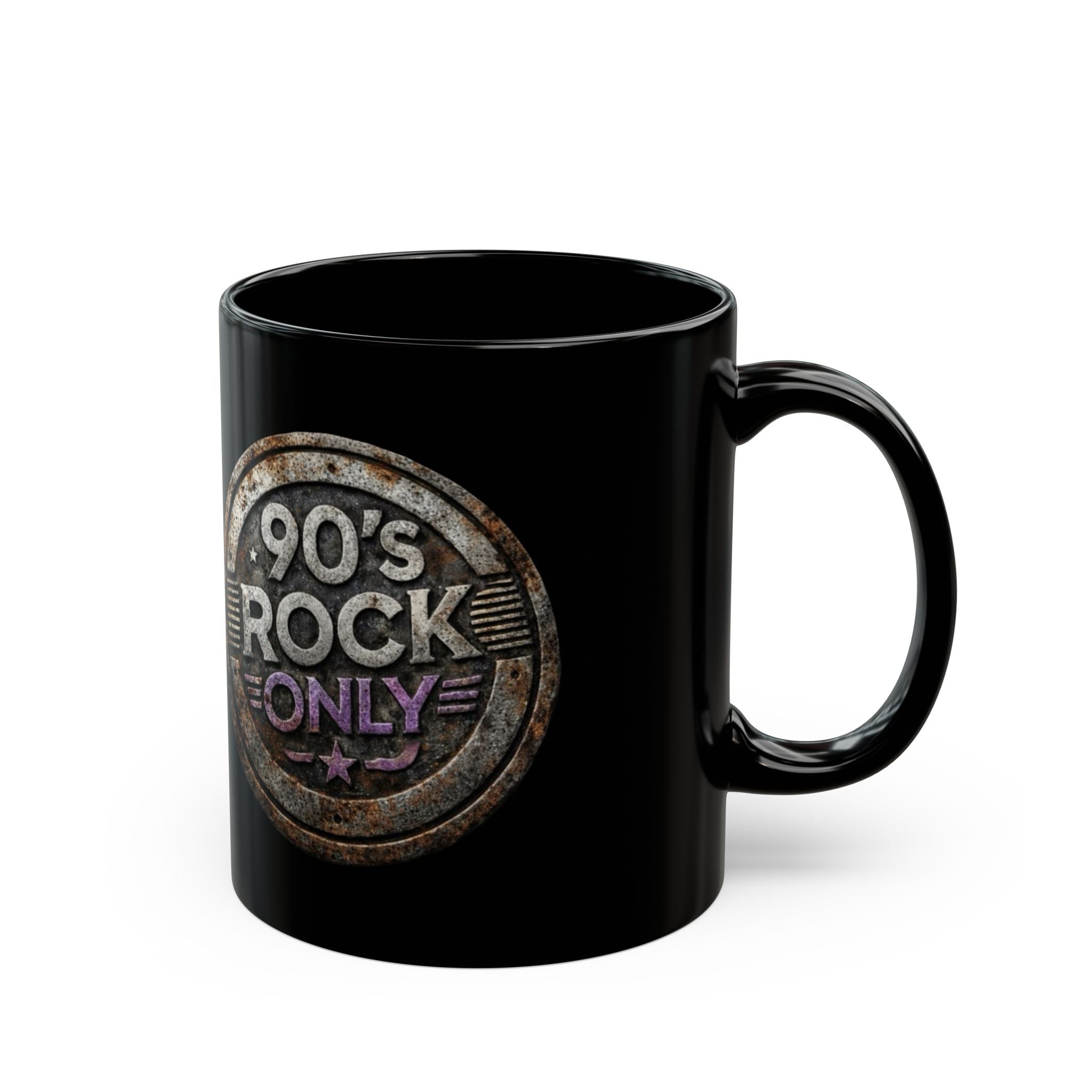 Perza 90’s Rock ONLY Vintage Round Logo Mug