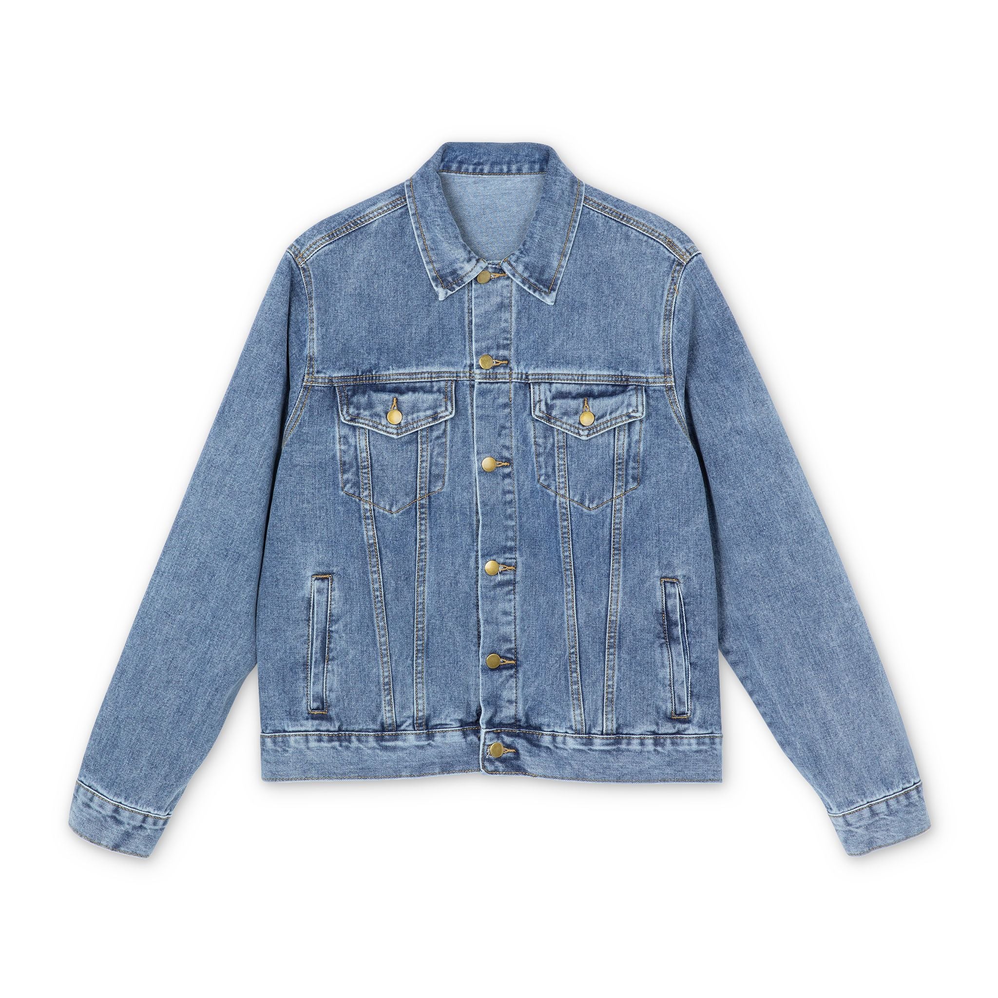 Perza 90’s Rock ONLY Vintage Round Logo Denim Jacket