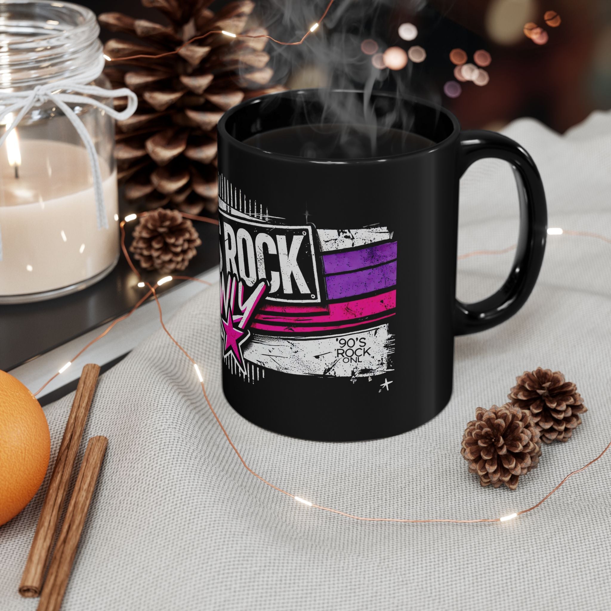 Perza 90’s Rock ONLY Rectangle Logo Mug