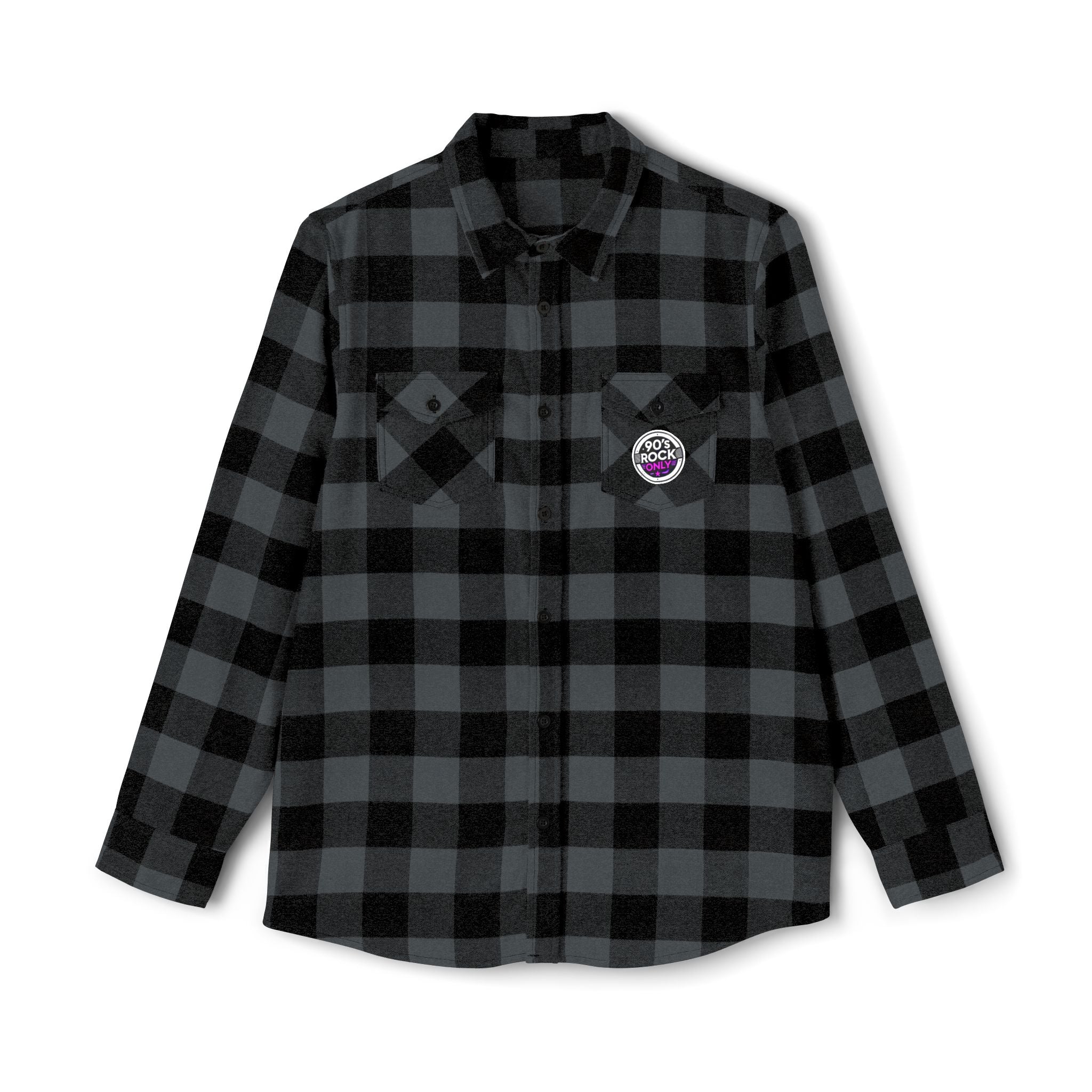 Perza 90’s Rock ONLY Flannel Shirt Round Logo