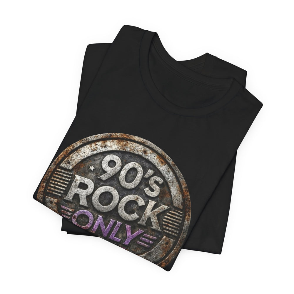 Perza 90’s Rock ONLY Vintage Round Logo T-Shirt - candletown.net
