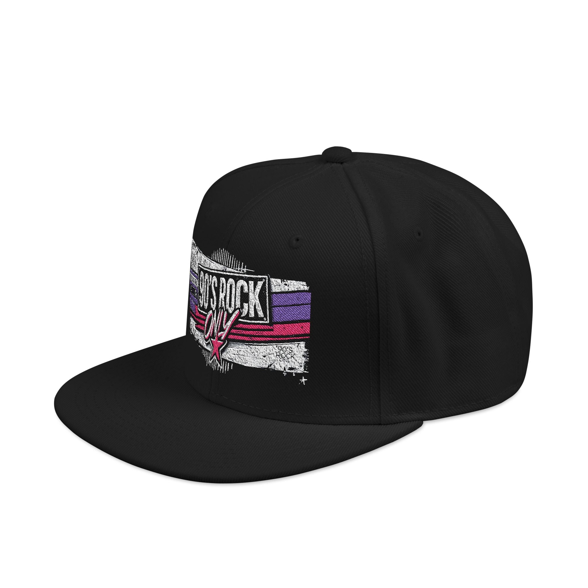 Perza 90’s Rock ONLY Rectangle Logo Snapback Cap