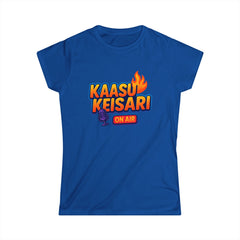Kaasukeisari “On Air” Ladyfit Tee — Sååkeli Fire Podcast T-Shirt