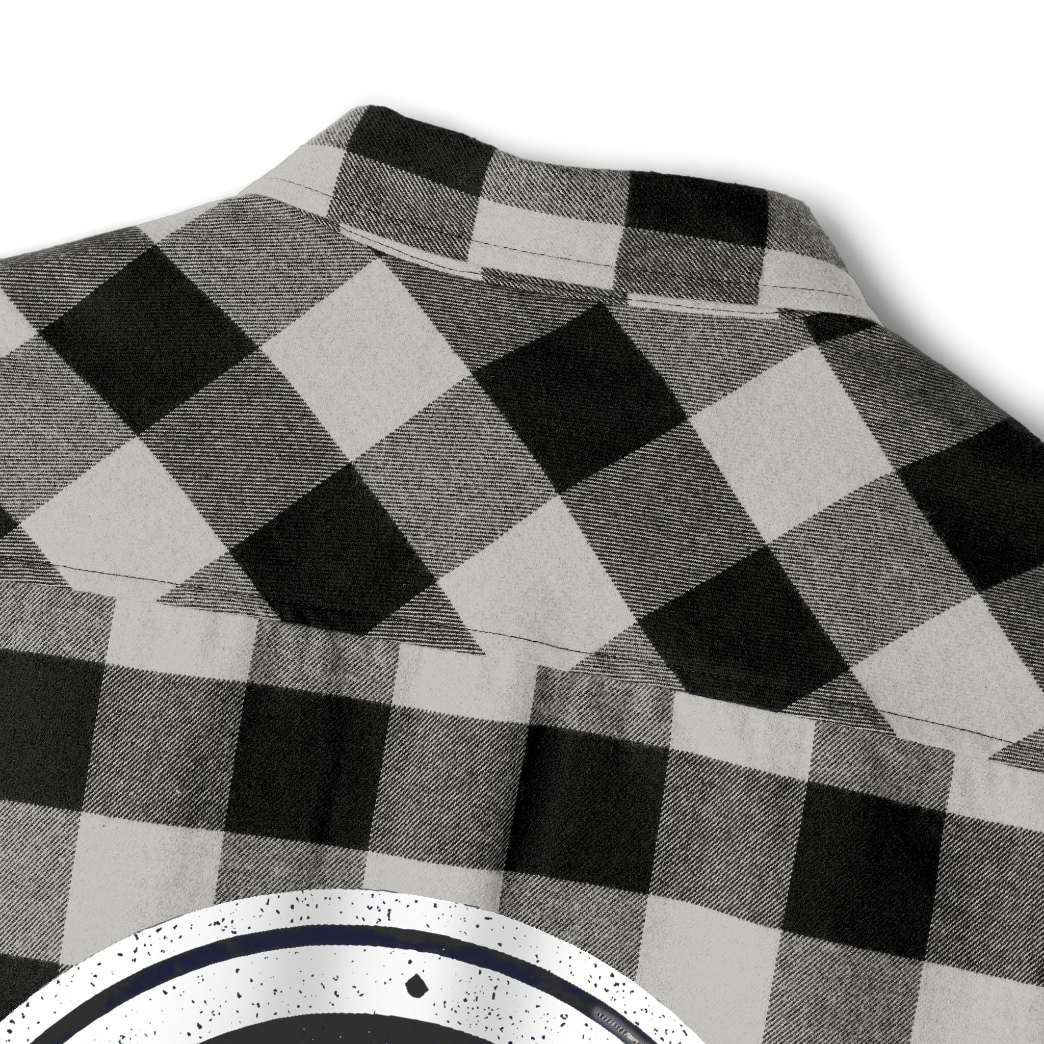 Perza 90’s Rock ONLY Flannel Shirt Round Logo