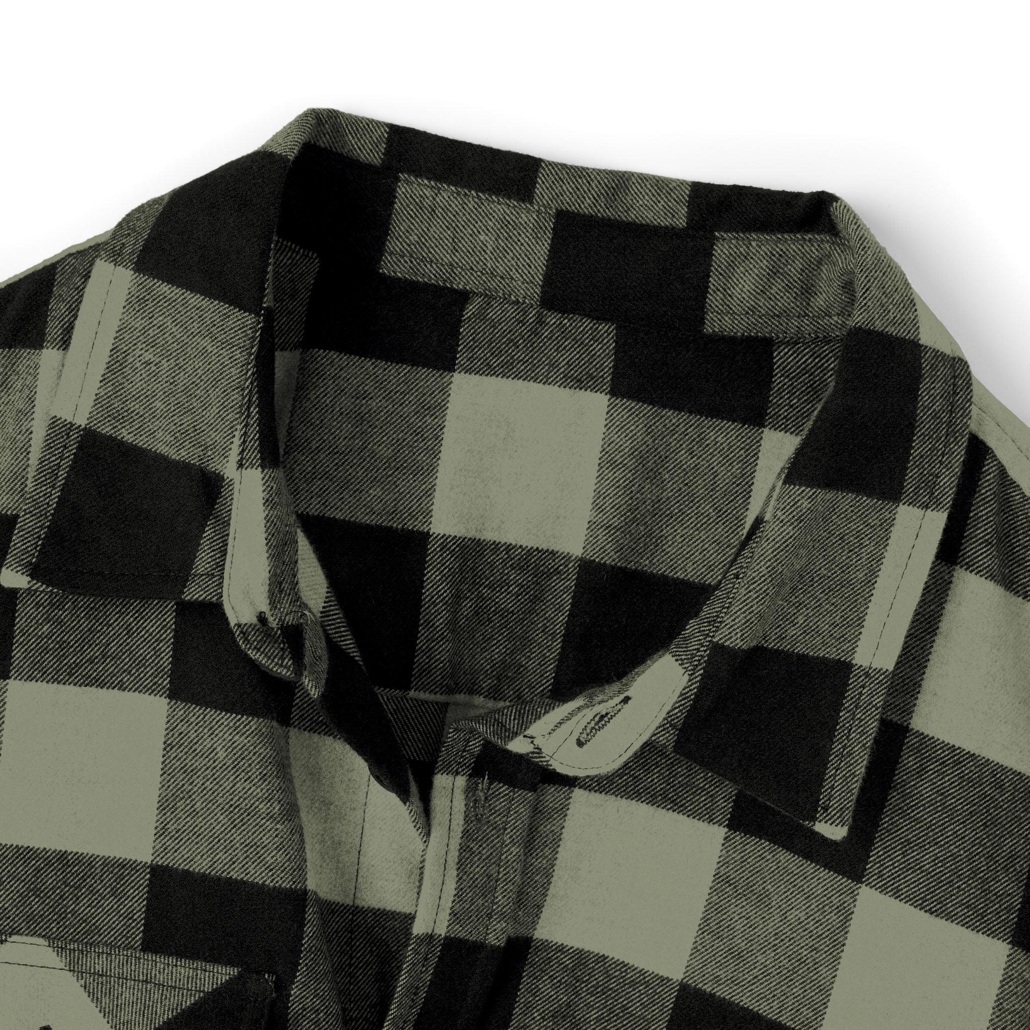 Perza 90’s Rock ONLY Flannel Shirt Rectangle Logo