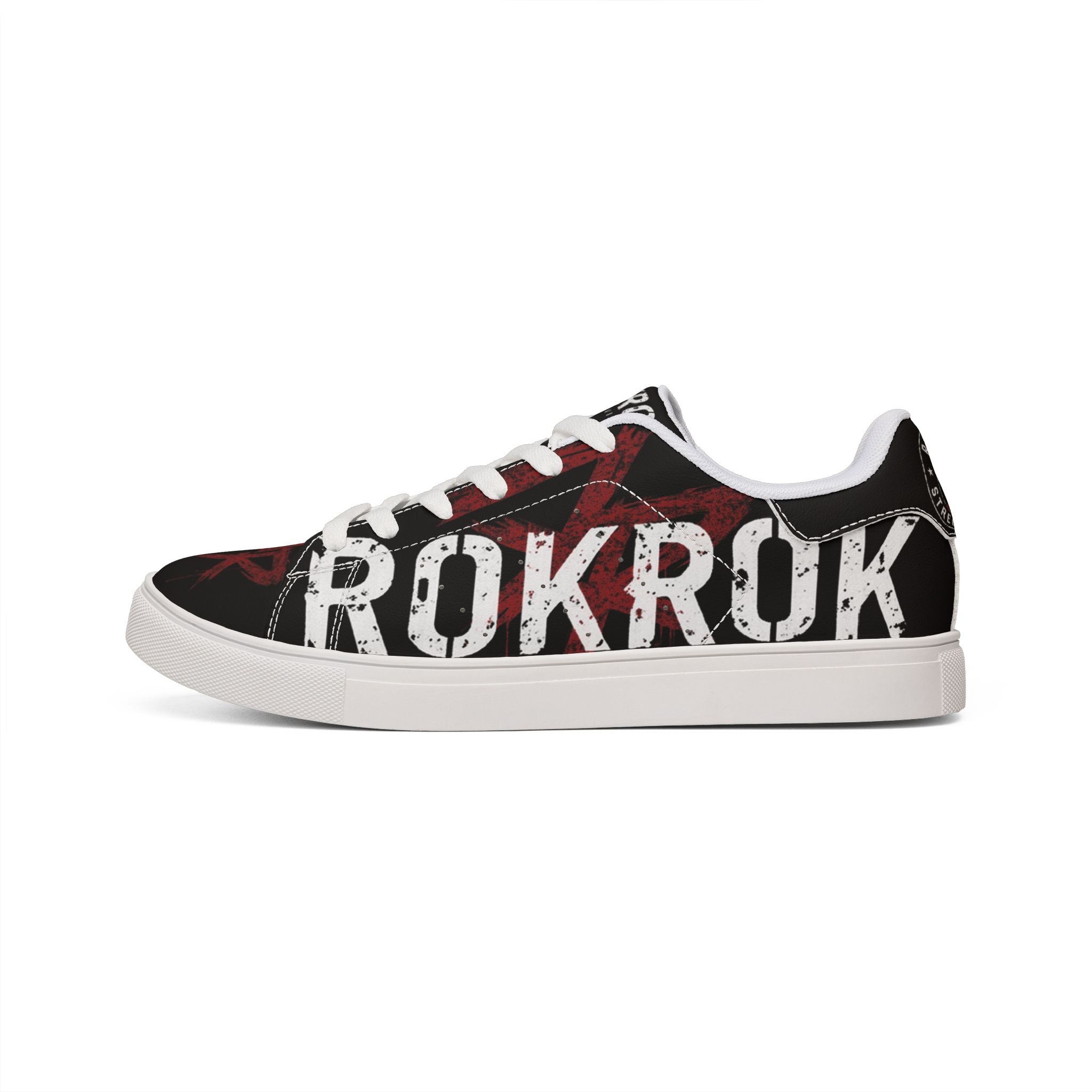 ROKROK Street Division Black Low-Top Sneakers