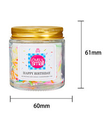 Candy Sprinkle Soy Candle – Handmade Aromatherapy