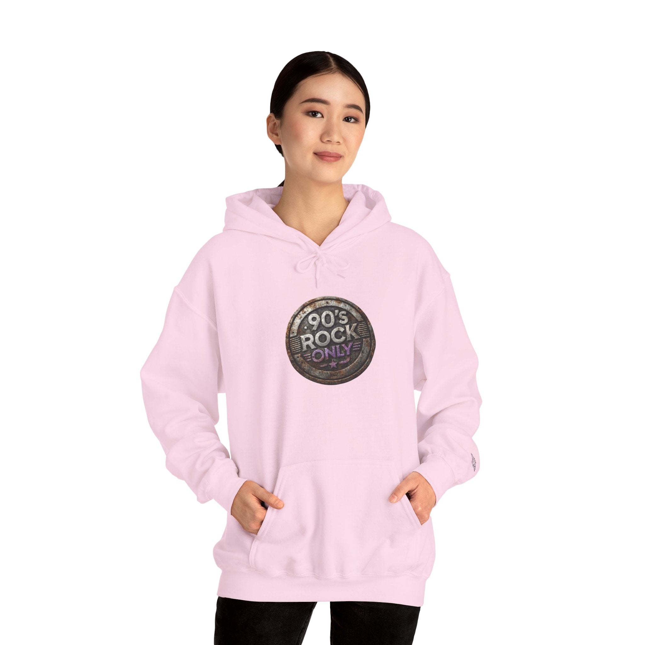Perza 90’s Rock ONLY Vintage Round Logo Hoodie