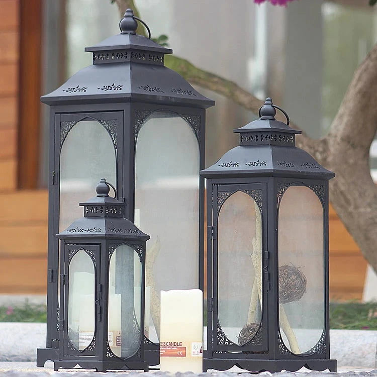 Antique Gothic Candle Lantern - candletown.net