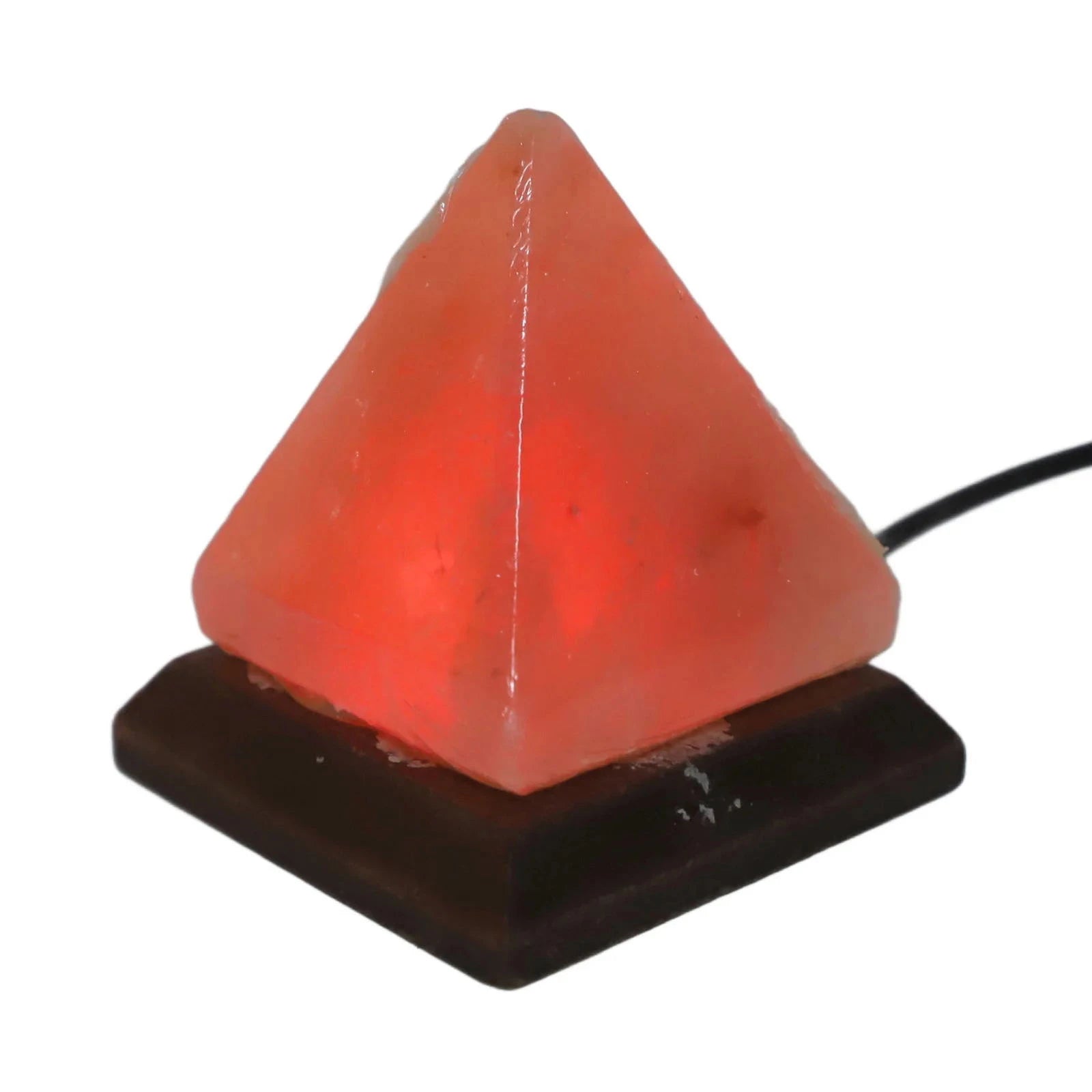 C2 Himalayan Salt Lamp USB RGB 7 Colors Changing Hand Carved with Wood Base Pyramid Crystal Salt Rock Lamp for Home Decoration - candletown.net