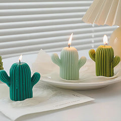 Cactus Candle - Cute Scented Cactus, Strawberry and Flower Shaped Candles - candletown.net