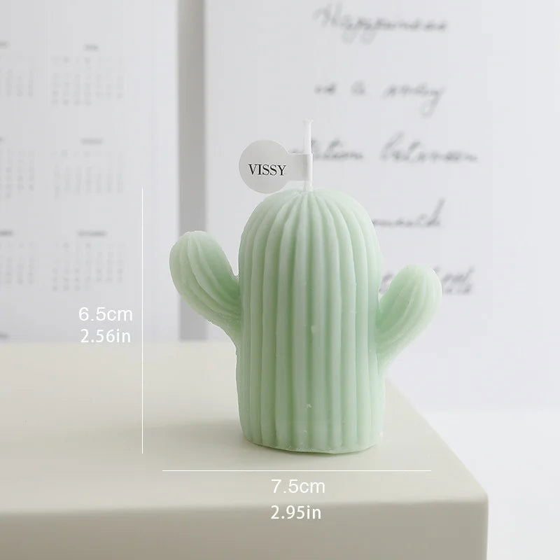 Cactus Candle - Cute Scented Cactus, Strawberry and Flower Shaped Candles - candletown.net