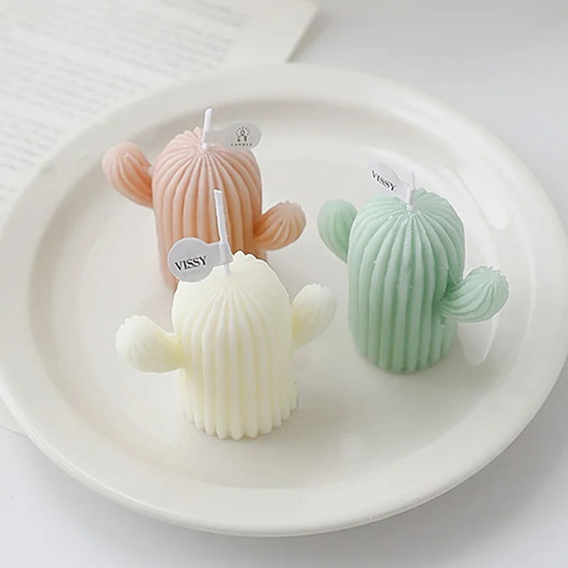 Cactus Candle - Cute Scented Cactus, Strawberry and Flower Shaped Candles - candletown.net