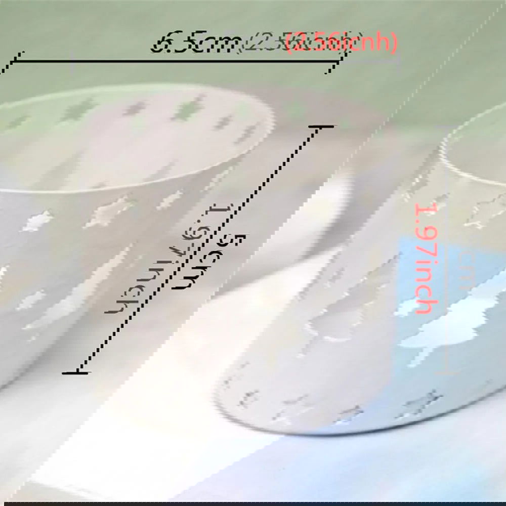 Christmas Hollow Candle Holder - Festive Candleholder for Home & Party Decor - candletown.net