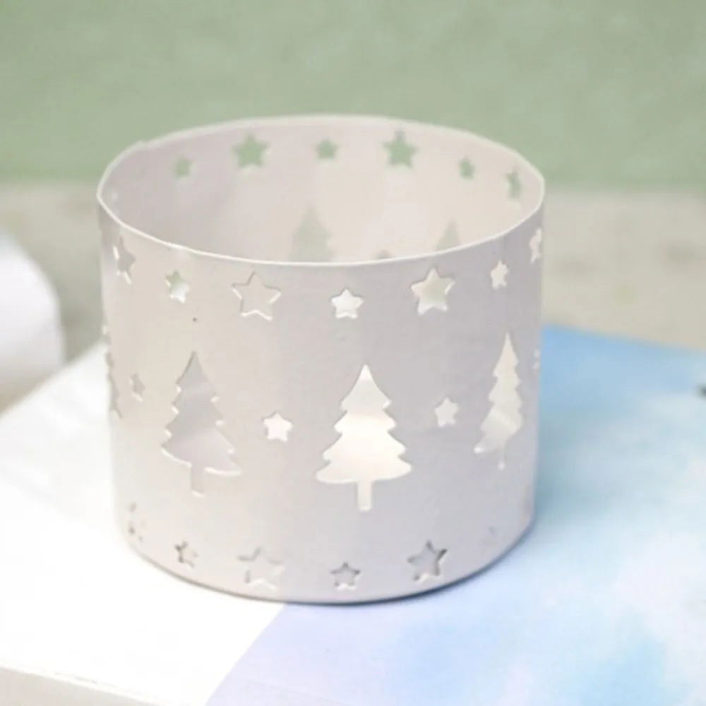 Christmas Hollow Candle Holder - Festive Candleholder for Home & Party Decor - candletown.net