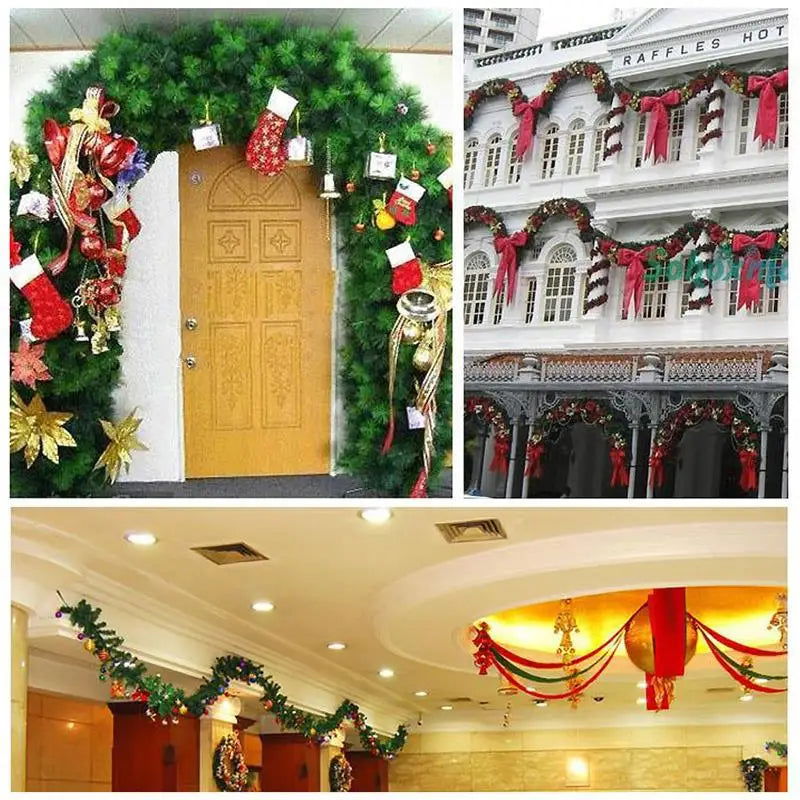 Christmas LED Garland - Decorative Staircase & Door Hanging Ornament - candletown.net