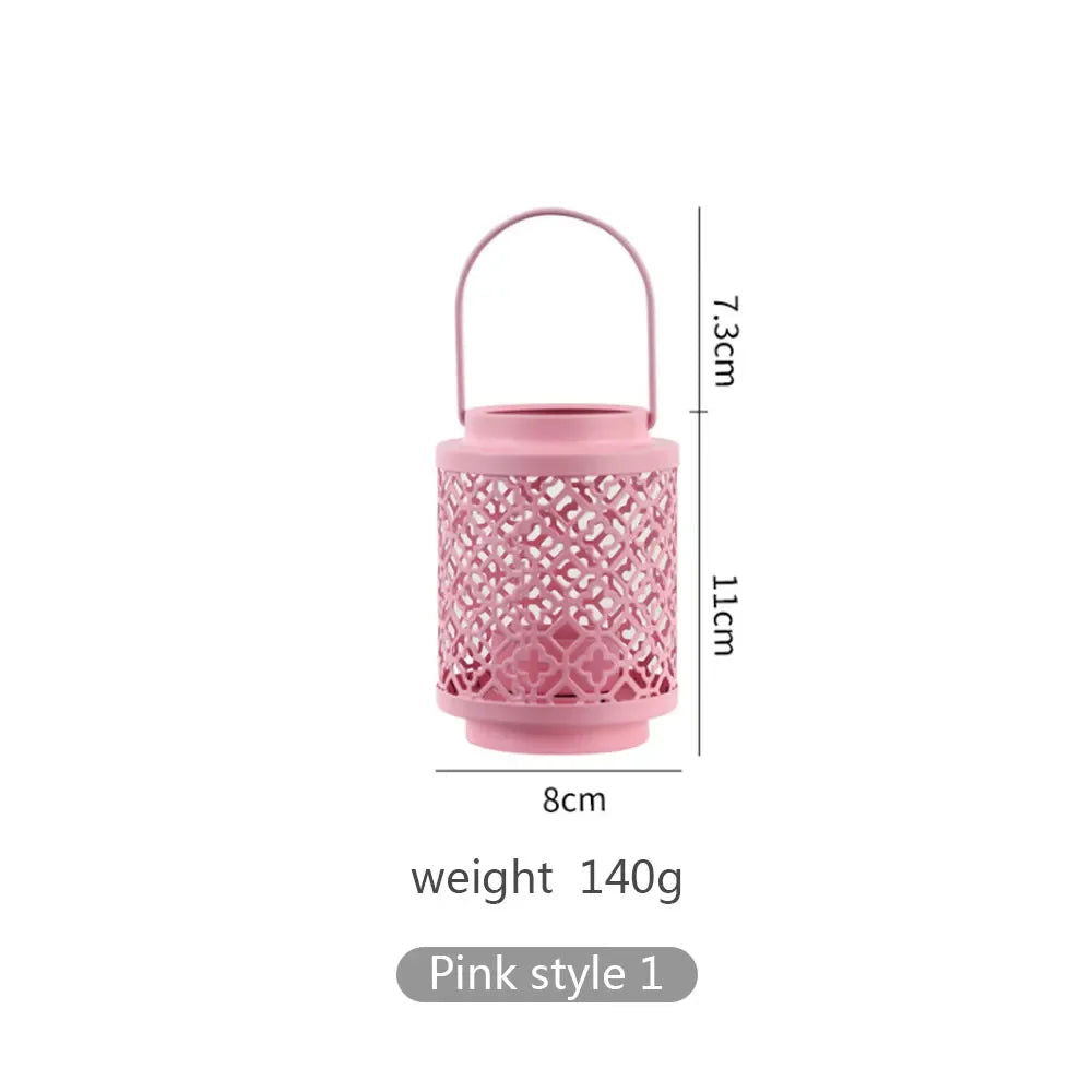 Creative Iron Lantern For Elegant Home Decor, Perfect Candle Holders For Wedding Decoration And Accessories - candletown.net