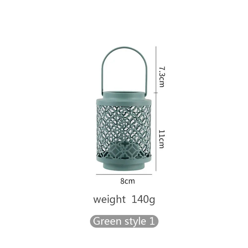 Creative Iron Lantern For Elegant Home Decor, Perfect Candle Holders For Wedding Decoration And Accessories - candletown.net