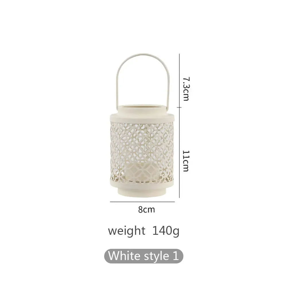 Creative Iron Lantern For Elegant Home Decor, Perfect Candle Holders For Wedding Decoration And Accessories - candletown.net