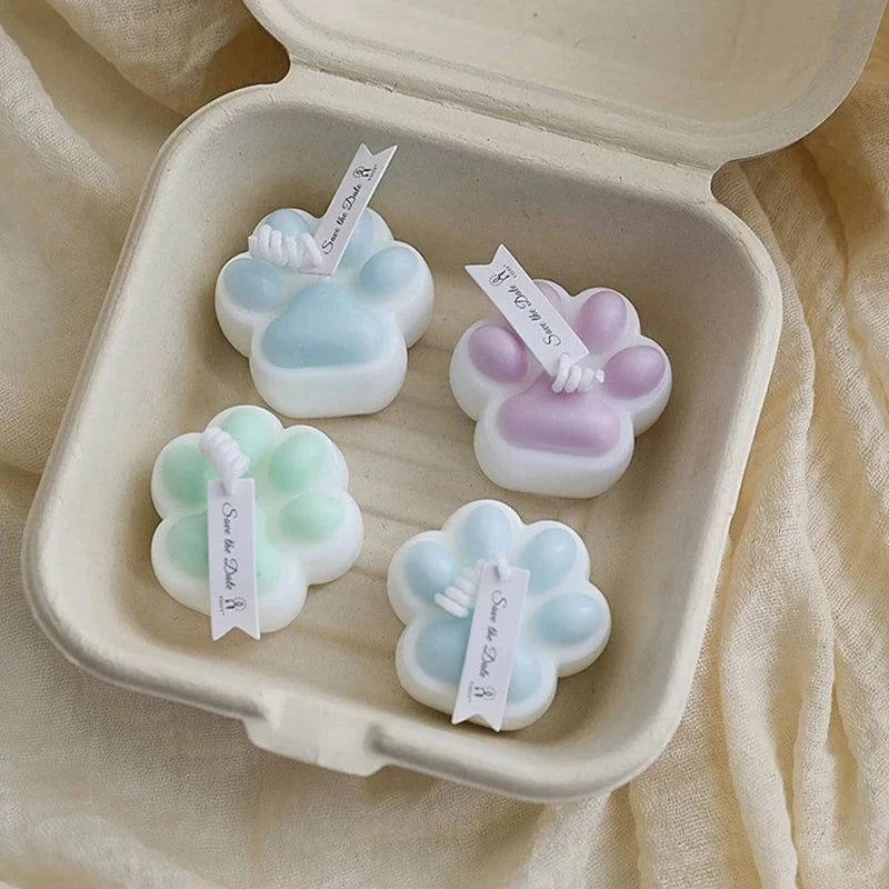 Creative Small Cat Paw Aroma Candles - Perfect Home Decoration and Birthday Gifts - candletown.net