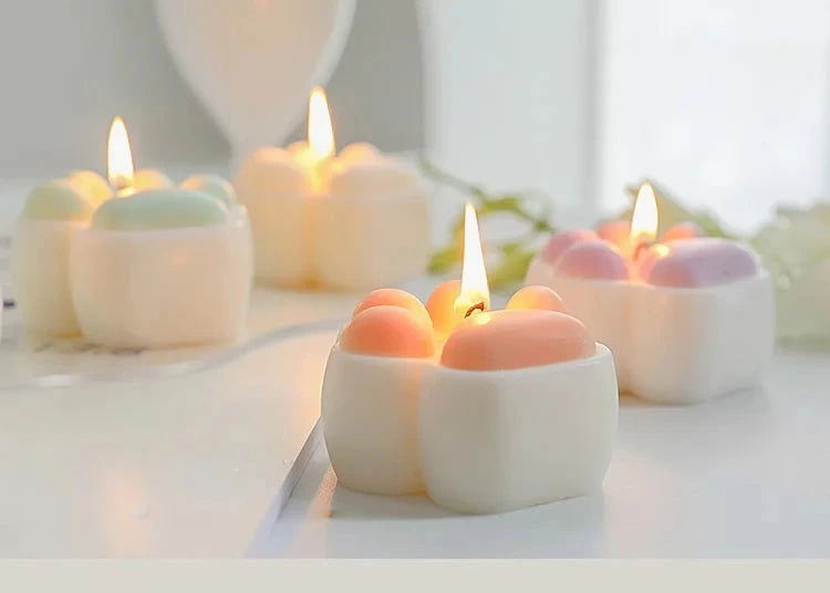 Creative Small Cat Paw Aroma Candles - Perfect Home Decoration and Birthday Gifts - candletown.net