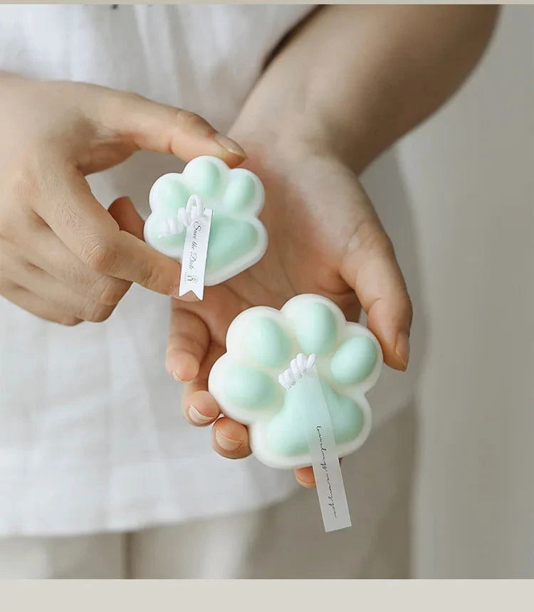 Creative Small Cat Paw Aroma Candles - Perfect Home Decoration and Birthday Gifts - candletown.net
