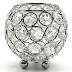 Crystal Glass Votive Candle Holder 8 cm - candletown.net