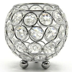 Crystal Glass Votive Candle Holder 8 cm - candletown.net