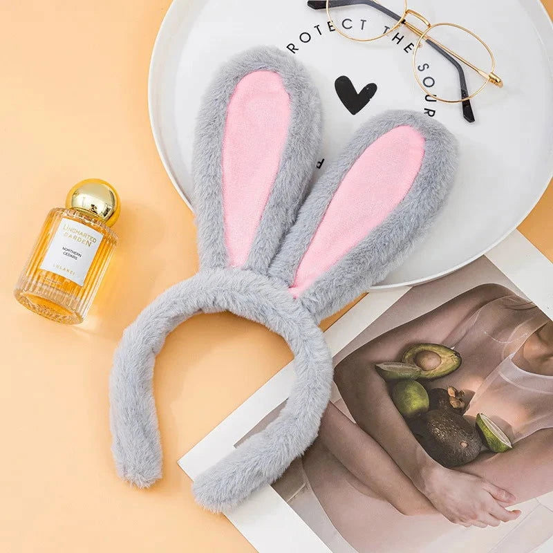 Cute Plush Rabbit Ears Headband - candletown.net